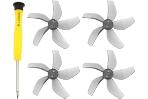 Briny River 4 szt. śmigła drona z 5 ostrzami ze śrubokrętem kompatybilne z DJI NEO, szare