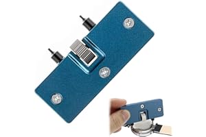 MEXRUMI 1 Pièce Ouvre Fond De Boîtier De Montre Ouvre Boîtier Ajustable Changement Pile Montre Ouvre Boitier Montre Montre Clé Remover Outil Pour Ouvrir Le Couvercle De La Montre En Tournant (Bleu)