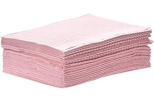 ATOMUS 20Pcs Tovaglie pulite a tenuta stagna monouso impermeabile tappetino Sottotappeto Salone di bellezza Tatuaggio Pad Foglio(Pink)