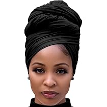 Foulard Carré En Simili-soie Noir 60x60 Cm - Bandana, Bandeau, écharpe Polyvalente Pour Femmes