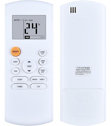 Mando a distancia de repuesto para aire acondicionado Midea MRCOOL FRIMEC Klimaire RG57B1/BGE RG57B2/BGE RG57B/BGE RG57/BGE RG57A6/BGEF RG57A7/BGEF RG57A6/BGEFU1 RG57E1/BGEU1 RG57HR. 3/BGEFUU 34 ES