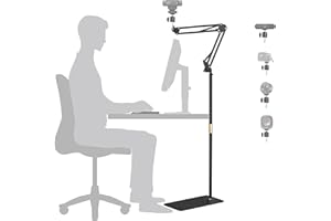 AYIZON Soporte de piso para cámara web, soporte de piso de metal compatible con Logitech C920 StreamCam C930 C922 C925e C615 Brio 4K