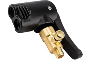 AYHYHLJZJ Adaptateurs de Valve de Pneu Schrader/Presta, Embout de Gonflage Laiton,Tête de Pompe de Remplacement Filetée avec Double Valve,pour Voiture Vélo, Compatible avec Pompe à Air Gonflage Déflation Facile