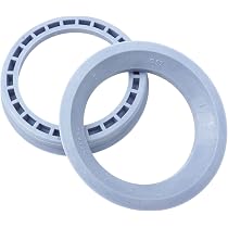 4 Anneaux De Centrage 63.3mm→57.1mm Bleus - Compatible VW, Audi, Seat, Skoda | Pack De 4