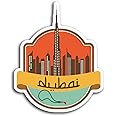 2 x 10cm Dubai Burj Khalifa UAE Vinyl Stickers - Sticker Laptop Luggage #19536 (10cm Tall)