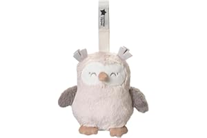 Tommee Tippee Mini OllieOwl Einschlafhilfe nicht nur für Unterwegs, mit weißem Rauschen, über USB aufladbar, 72 Stunden Akkulaufzeit, maschinenwaschbar