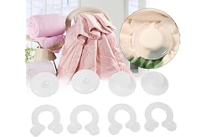 Cafopgrill 4 Stück Bettdecke Bettbezug Clips Befestigungselemente Schlafzimmer Bettwäsche Quilts Befestigungshalter Greifer Kunststoff für Zuhause