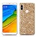 Produktbild Nadoli Glitzer Hülle für Xiaomi Redmi Note 5 Pro,Gold Weich Bling Slim Fit Tasche Handyhülle Skin Bumper für Xiaomi Redmi Note 5 Pro,Gold