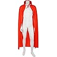 BookMyCostume Buy Red Dracula Vampire Cape Premium Cloak Halloween Party Costume Accessory for Men | Boys | Adults Grown-up Kids