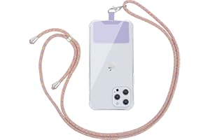 Vauki Cordón para Universales Celular Teléfono Cadena, Correa de Cuello Cuerda para Móvil Colgante Nylon Ajustable Desmontable para la Mayoría de los Teléfonos para iPhone Samsung Xiaomi