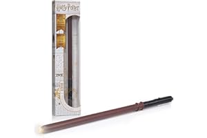 WOW! STUFF WOW STUFF Draco Malfoy - Bacchetta Lumos, 17,8 cm Light up regalo ufficiale di Harry Potter, giochi di ruolo per tifosi, ragazze e ragazzi, 8 anni per adulti, único
