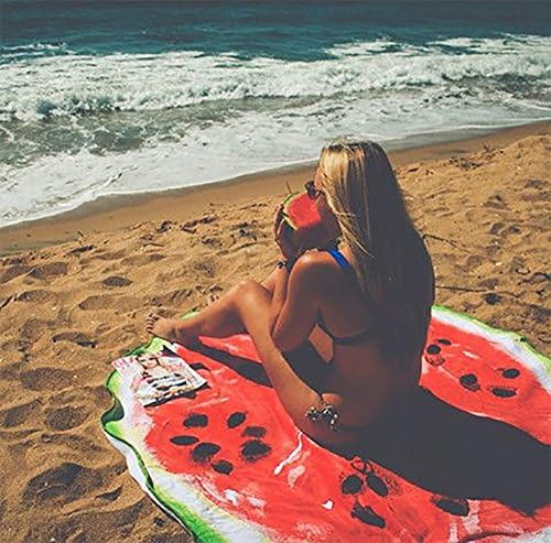 Tassel Round Beach Towel Cotton Tablecloth Beach Towel Round Yoga Mat Tapestries