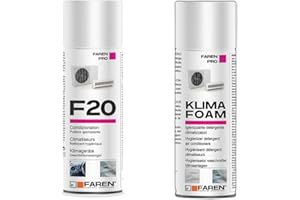Trattamento Sanificante ed Igienizzante Completo Climatizzatori Detergente Klima Foaming + Igienizzante F20 Faren