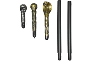 ZUCOS Scettro in Plastica per Scettro di Re della Falciatrice, Accessorio per costumi di Halloween.