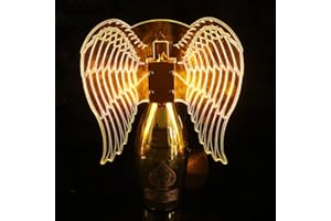 通用 Lumières stroboscopiques à DEL Angel Wings, Service de bouteilles de champagne Sparkler pour les discothèques Vip Event Party Club (Jaune)