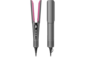 ‎SLOPEHILL slopehill Air Haarglätter, 1300W Ionen Luft-Glätteisen OHNE Heizplatten, Glätten mit Luft, Für Nass & Trockenes Haar, Ohne Hitzeschäden,für Mittleres Haar und Langes Haar(30-75cm), 90℃-160℃, Grau