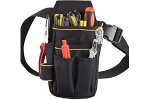 SSYANG Borsa da cintura porta attrezzi hardware,Marsupio da Elettricista Carpentiere Lavori Tecnici,asca porta attrezzi Piccola Marsupio Borsa Degli Attrezzi in Tela Oxford