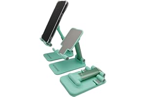 PUTOAHAO Vert Support Téléphone Bureau,Support de Telephone Bureau,Pied Téléphone,Porte Telephone,Support Telephone pour iPhone 14 13 12 11 Pro Max Mini Plus,Huawei,Samsung,Xiaomi,Smartphone