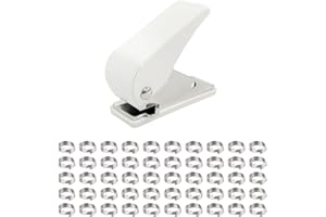 TIANNAIT 1 Stück Locher mit 50 Stück O-Ringen, tragbarer Dart-Locher, Dart-Flugzubehör, klein und leicht, geeignet für Partys, Bars.