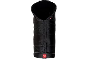 Kaiser Naturfelle 6570825 - Fußsack Iglu Thermo Fleece Farbe: schwarz