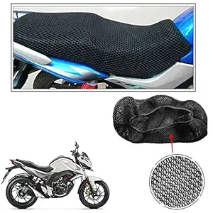 Vheelocityin No Heat Net Seat Cover Motorcycle, Bike, Scooty Seat Cover for Honda CB Hornet 160R
