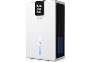 Luftentfeuchter Elektrisch, Ultra Leiser Raumentfeuchter, 2700ml Luftentfeuchter mit LED Display, Automatisches Abtauen' Schlafmodus, Gegen Feuchtigkeit Schimme, Ideal für Schlafzimmer Badezimmer