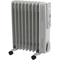 Status OFH9-2000W1PKB 9-Fin Oil Filled Radiator : Amazon.co.uk: Automotive
