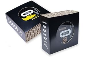 ‎LENSBIX Lensbix Kontaktlinsenbehälter 2 Pack Paarset. Die Innovative Art der Aufbewahrung & Pflege. 6 Farbsortierungen in Geschenkverpackung. (senfgelb + Cappuccino)