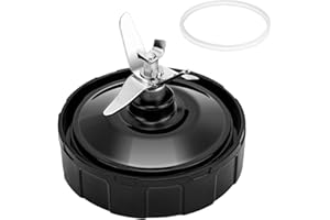 FEILIFAN Blender Blade Reemplazo 6 Fins Pro Extractor Blade para Nutri Ninja Auto iQ BL480W-70 BL480D-30 DOB BL450-70 BL451-70 BL454-70 BL455-70 BL481-70 BL482-70 Solo apto para 18 24 32oz, no 16oz
