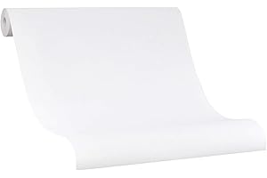 NOVAMUR Zeichenpapier Rolle Weiß Malpapier für Kinder Kleinkinder ab 1 Jahr 10,05 m x 0,53 m hochwertige Qualität