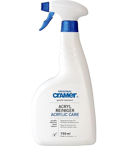 Cramer 66140 9, badkamerverzorging voor het reinigen en onderhouden van acryl, glaswerk en polyester oppervlakken