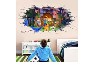 Thingehoy Wandtattoo Kinderzimmer Junge Mädchen, Wandaufkleber Kinderzimmer, Anime Wandtattoos Aufkleber Kinder, Wandsticker Kinderzimmer Jungen Mädchen, Wall Stickers Kids Bedroom, Wanddekoration