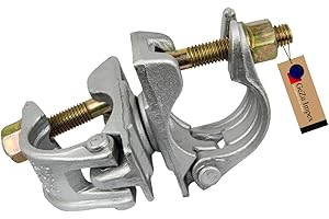 GeZu Impex® Swivel Coupler 48 x 60 mm Hot Dip Galvanised Clamp for Scaffolding Steel Pipe Construction Tubes Rotary Coupling