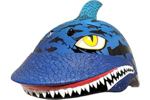 Raskullz Casco Infantil (más de 5 años) -Shark Jawz-Unisize 50-54 cm, Juventud Unisex