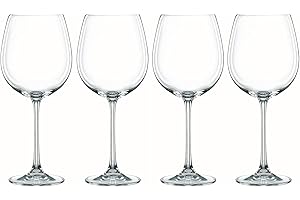 Spiegelau & Nachtmann, 4-częściowy zestaw pucharów do czerwonego wina, szkło kryształowe, 727 ml, Vivendi, 0092035-0