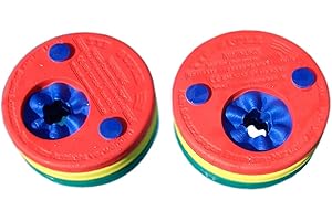 FASHY Delphin -Discos de natación, rojo-amarillo-verde, 4291, hasta 60 kg