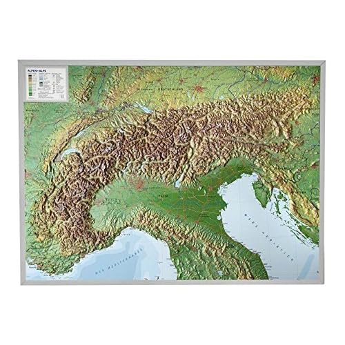 [PDF] Download Alpen klein mit Rahmen 1:2.4MIO: Reliefkarte Alpenbogen klein mit silberfarbenen Kunststoffrahmen Kostenlos