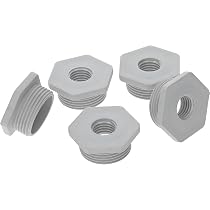 Lot De 5 Réducteurs M32/M25 En Plastique Noir – étanches IP68, Pour Installations électriques Et Automatismes - 8