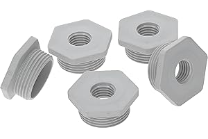 Kalitec G6252000 Riduzione M25/M20 Plastica Grigio Chiaro I Riduttore Pressacavo esagonale I M20 Filettatura interna I M25 Filettatura esterna I IP68