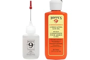 Hoppe's Oil Combo Pack - No. 9 Precision Bundled with 2-1/4 oz Refill