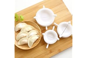LAEMALLS Set di 3 stampi per ravioli, taglierine di ravioli Empanada utensili per pasta stampo e pasta pressione gnocco torta Maker wrapper taglio pasta accessori da cucina, plastica #1