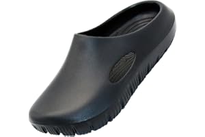 LHXYUO Women and Men Garden Clogs, Arch Support Sandals Non-Slip Waterproof Mules Shoes, Slip-on Slides Outdoor Slippers