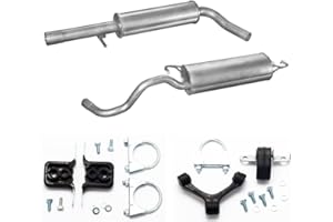 ‎POLMO Golf IV 4 Beetle KOMPLETT AUSPUFF MITTELTOPF ENDTOPF + MONTAGESATZ