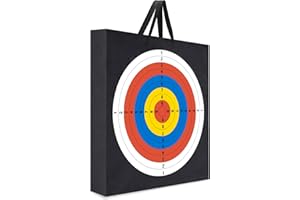 Fiita Square 20'' Foam Target High-Density Archery Bow & Arrow Target for Backyard Durable Bow and Arrow Practice Target Block