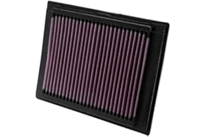 K&N Engine Air Filter: High Performance, Premium, Washable, Replacement Filter: Compatible with 2002-2012 FORD/MAZDA (Fiesta, Fusion, Fiesta V, 2), 33-2853