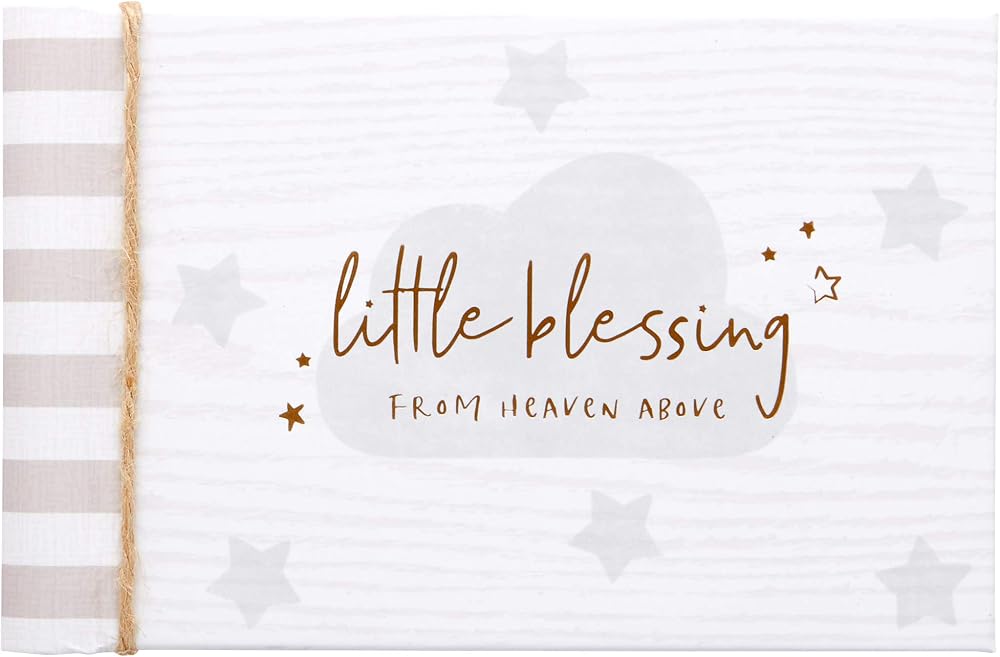 C.R. Gibson Little Blessing Baby Brag Kitap Fotoğraf Albümü, 18,4 cm x 11,4 cm