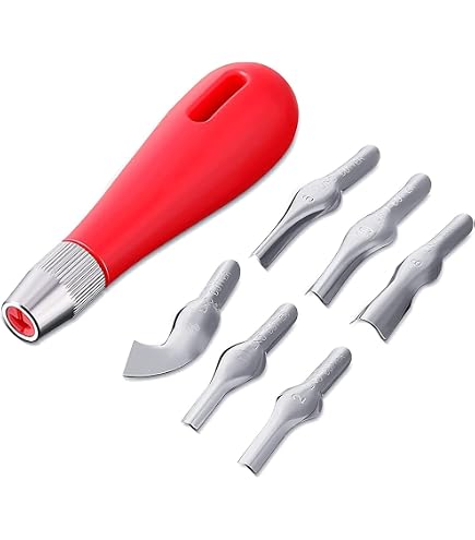 14PCS Rubber Stamp Carving Kit With Linoleum Block Carving Tools For Printmaking,Stamp Making Kit Block Printing Kit