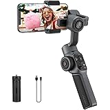 ZHIYUN Smooth 5 [Official] Stabilisateur Smartphone 3 Axes, Telephone Gimbal pour iPhone et Android avec Trepied, pour Vlog, 