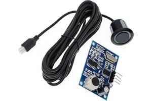 AUROBEST Waterproof Ultrasonic Sensor Measuring Module for JSN-SR04T, Distance Measurement for Reversing Radar, 5V Automotive Integrated Ultrasonic Module, Transducer Detection Auto Ranging Parts(Old Model)