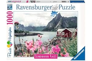 Ravensburger Puzzle 16740 Ravensburger Skandynawski Domek 1000 Elementów Puzzle Dla Dorosłych (16740) Unikalne Elementy, Technologia Softclick - Klocki Pasują Idealnie